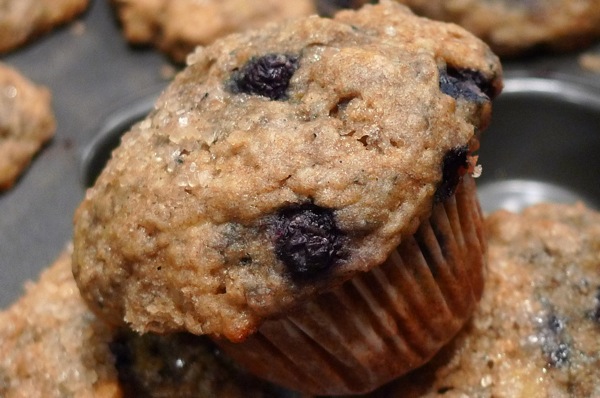 banana-blueberry-muffins