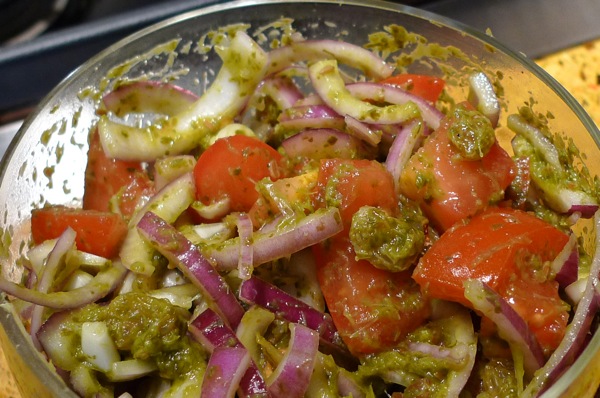tomato-and-onion-relish-with-cilantro-chutney
