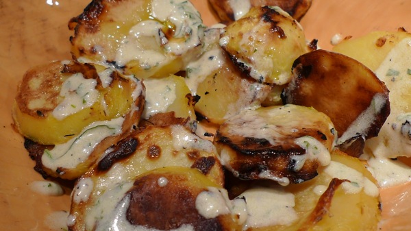 Grilled Tarragon Pototoes