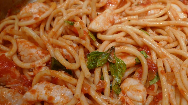 Pasta with seafood recipes