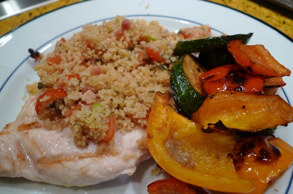 Grilled Chicken with Couscous Salad