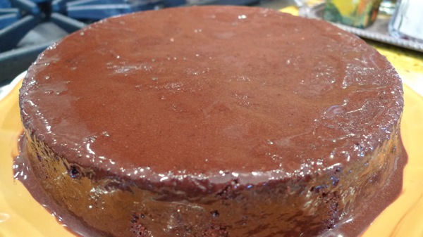 Chocolate Applesauce Cake