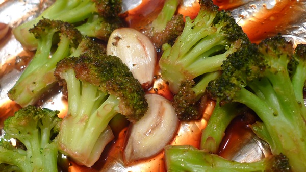 Roasted Broccoli with Blood Orange Glaze