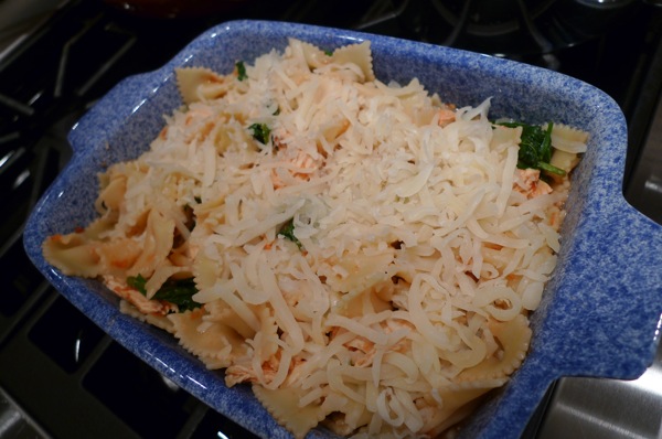 Bowtie Pasta with Chicken and Spinach