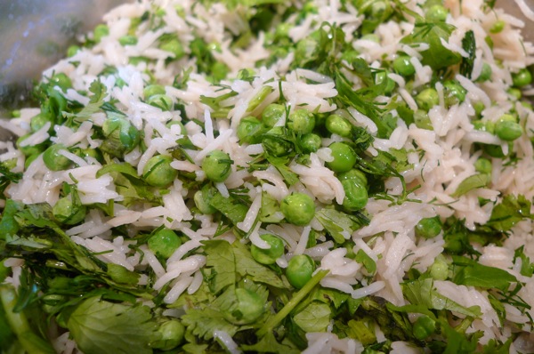 Rice with Cilantro and Dill