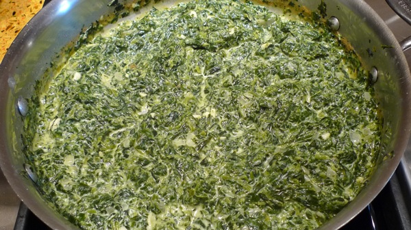 Creamed Spinach with Bechamel Sauce