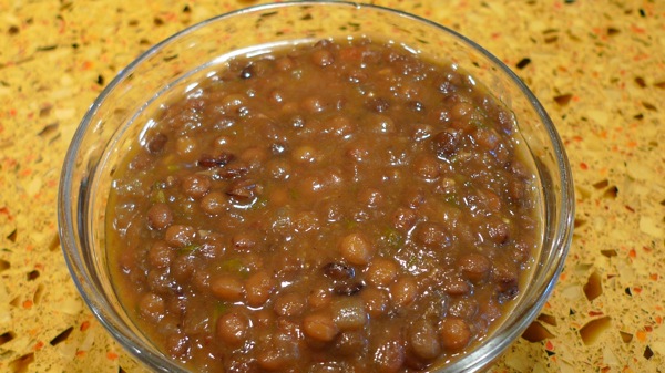 Lentils with Tomatoes and Onions