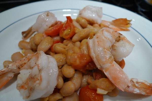 Shrimp and Cannellini Beans