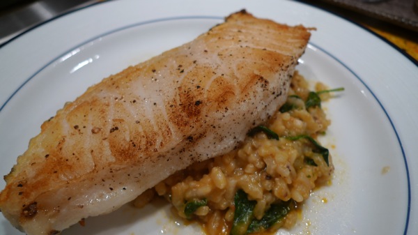 Chilean Seabass with Risotto