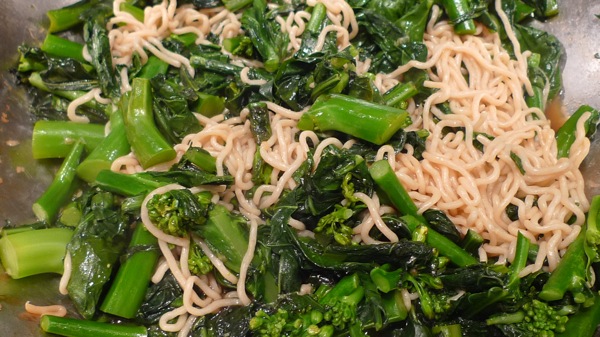Chinese Broccoli with Tofu Noodles