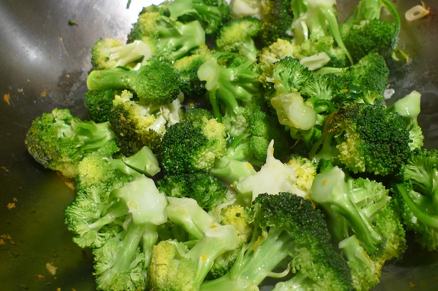 Broccoli with Orange Zest and Garlic