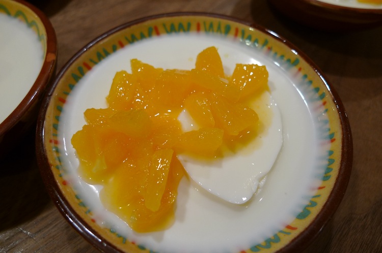 Orange Yogurt Cardamom Panna Cotta