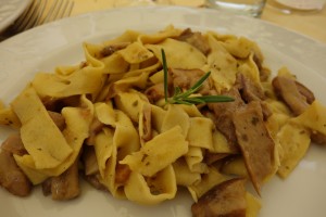 Pappardelle with Mushrooms